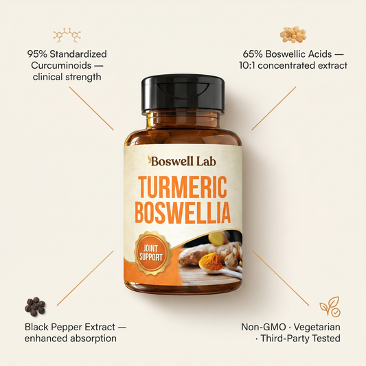 Turmeric Boswellia Capsules — 5000mg